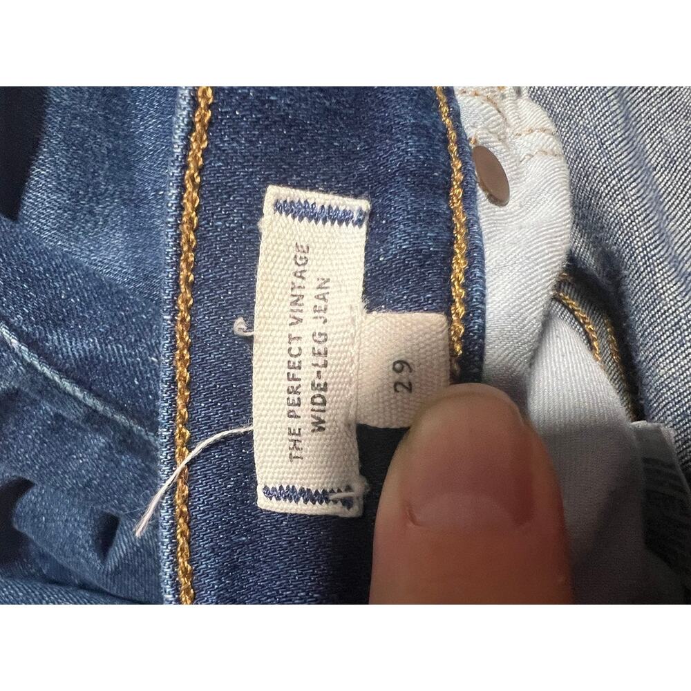 Madewell Women's The Perfect Vintage Wide-Leg Jeans Pipestone Wash Stretch 29 - Picture 9 of 12